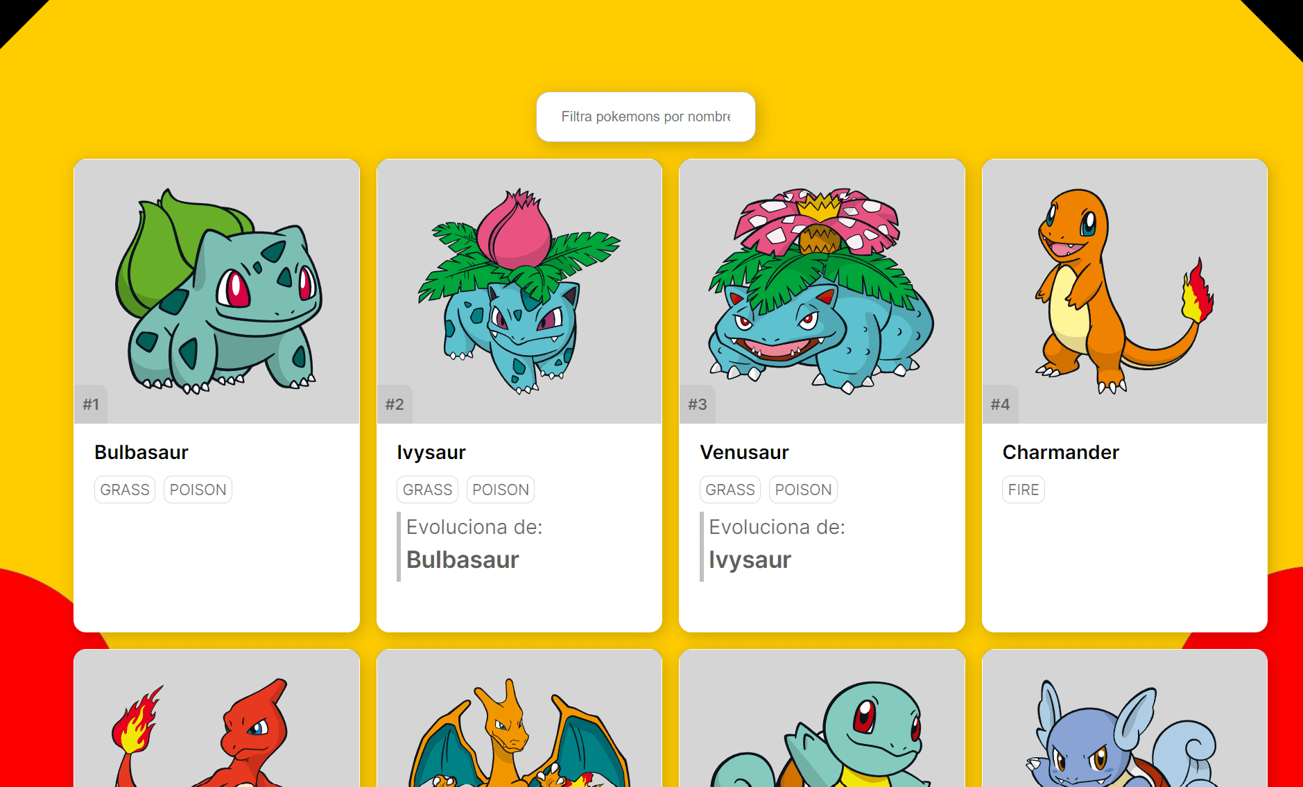 Find your favourite Pokemon with this Pokeapi.