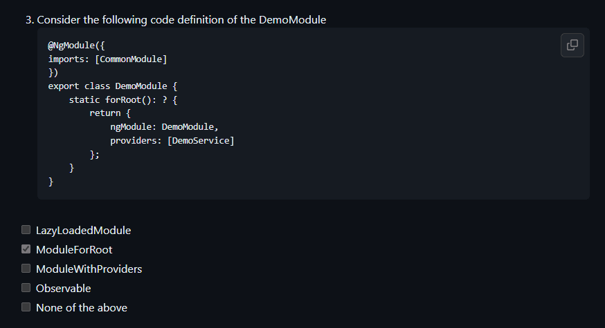 Turing interview. Angular advanced questions.